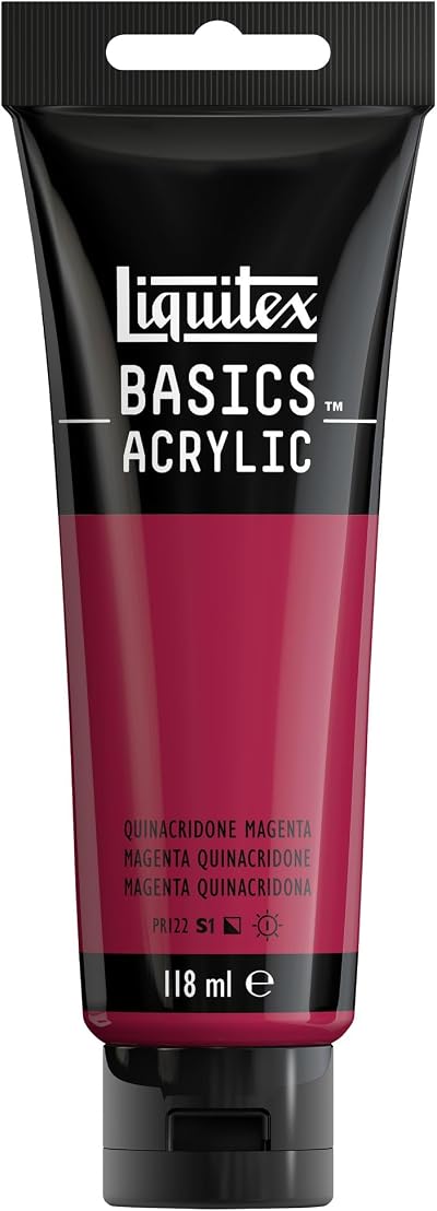 Liquitex Basics Quinacridone Magenta Acrylic Paint 118 ml Tube