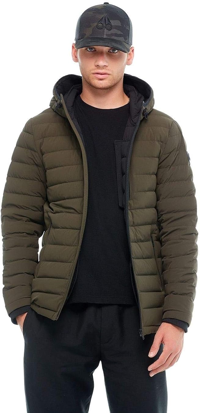 Moose Knuckles Men's Fullcrest Jacket Olive Amazon.ca Clothing