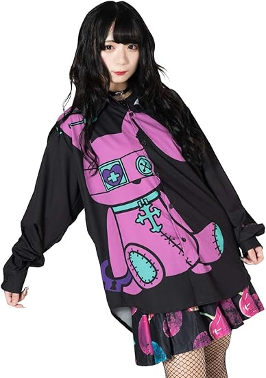 Amazon エーシーディーシーラグ ネロ シャツ Acdc Rag 原宿系 ファッション レディース 病みかわいい シャツ ブラウス 通販 Amazon エーシーディーシーラグ ネロ シャツ Acdc Rag 原宿系 ファッション レディース 病みかわいい シャツ ブラウス 通販