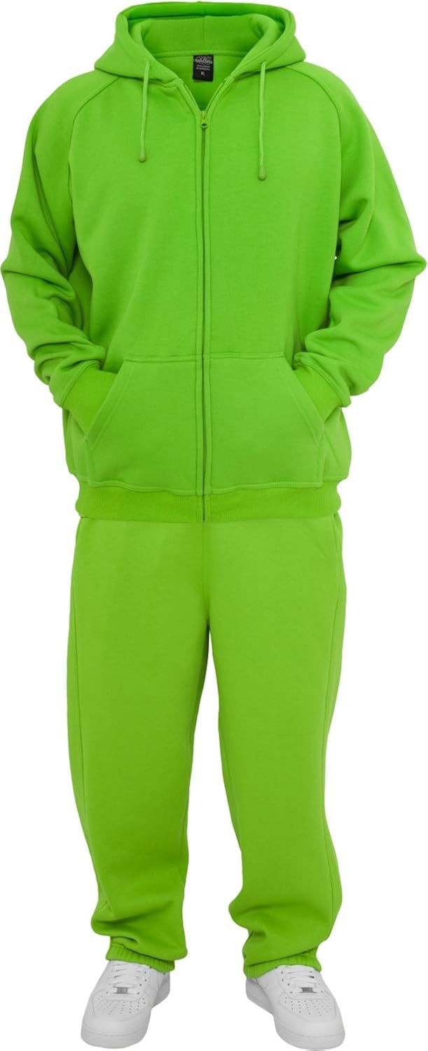 neon green sweatsuit