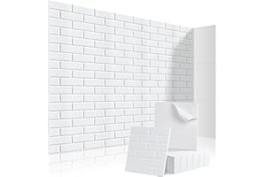 HIRESC 12 Pack Acoustic Panels Sound Absorbing 12 X 12 X 0.4 Inches, High Density Sound Proof Foam Panels for Walls, White Brick