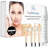 Pure Daily Care NuDerma Handheld Skin Therapy Wand Machine w/Neon &ndash; Anti-Aging - Skin Tightening - Wrinkle Reducing - Dark Circles &ndash; Clarifying - Hair &amp; Scalp Stimulator