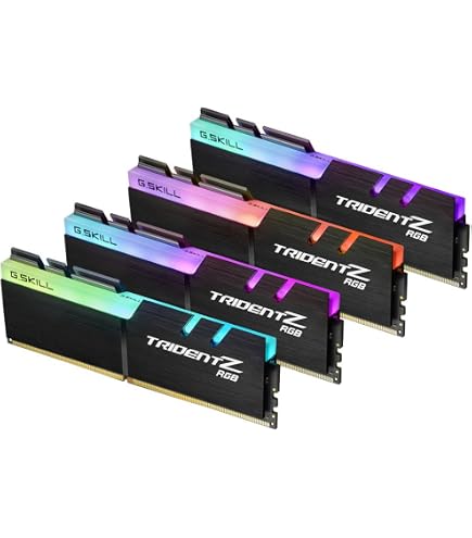 G.SKILL F4-3200C16Q-32GTZR Trident Z RGB Series 32 GB (8 GB x 4 