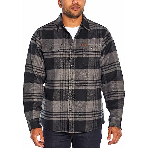 Amazon.com: Orvis Men's Big Bear Heavy Weight Flannel Long Sleeve