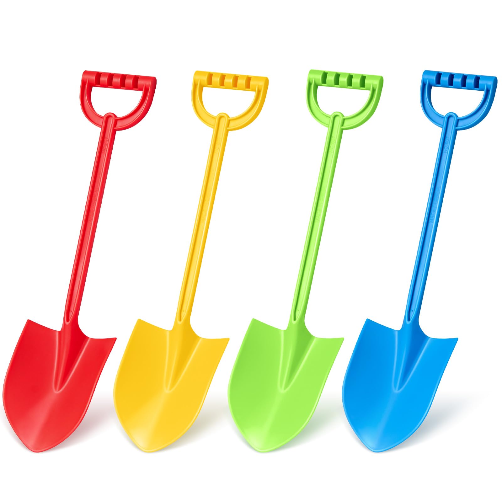 Photo 1 of Dsmile 4PCS Beach Sand Shovels for Kids,15 inch Travel Beach Toys Colorful Shovel for Kids Outdoor Digging,Play Sandbox Toys