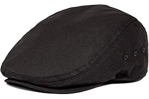 JANGOUL Men Ivy Cap Cotton Twill Newsboy Flat Hat