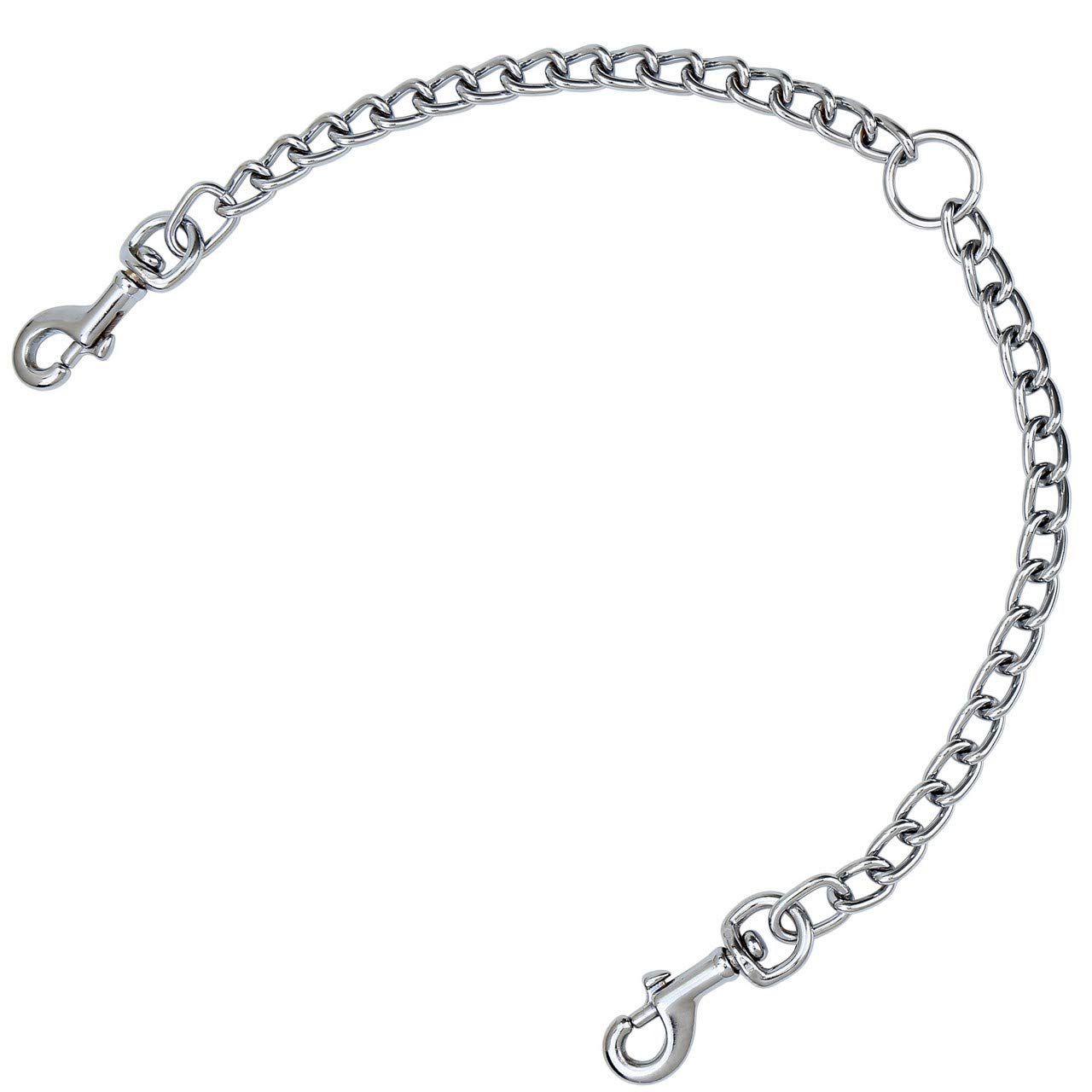 Filhome Metal Double Dog Leash Coupler, Chew Proof Tangle Free Dual Dog Leash Extension Splitter Chain Lead for 2 Dogs (XL)