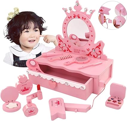 childrens wooden beauty set