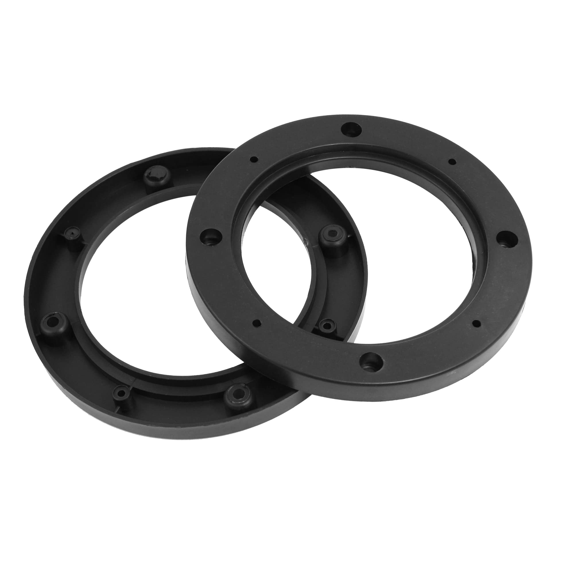 A ABSOPRO Car Speaker Spacer 4" Speaker Spacer Adapter Bracket Black(Set of 2)