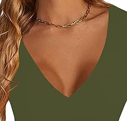 LYANER Women's Crop Tops V Neck Short Sleeve Summer