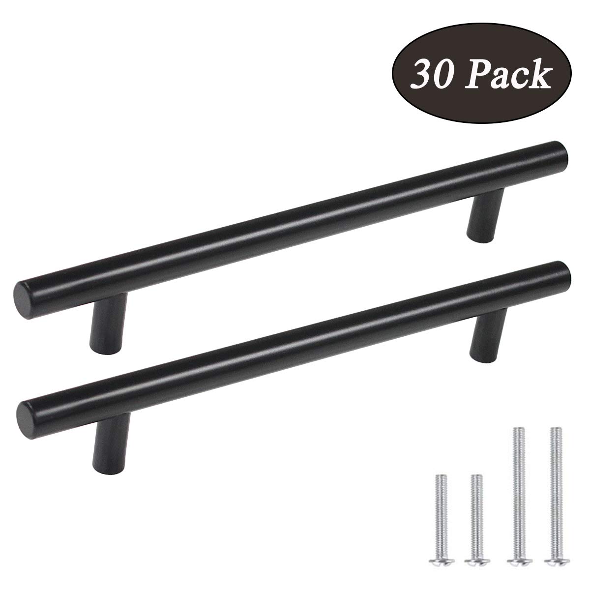 30 Pack Probrico Black Stainless Steel Kitchen Cabinet Door Handles T Bar Drawer Pulls Knobs Diameter 1 2 Inch Hole Centers 3inch 5inch Length Cabinet Hardware Tools Home Improvement Ekbotefurniture Com