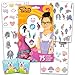 Trolls Temporary Tattoos Party Favor Set (75 Temporary Tattoos) with 2 Bonus Licensed Stickers