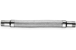 Hose Master — Flexible Metal Hose, 24"L x 2" Dia, Stainless Steel