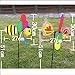 Techinal 3D Large Animal Bee Windmill Wind Spinner Whirligig Yard Garden Decor