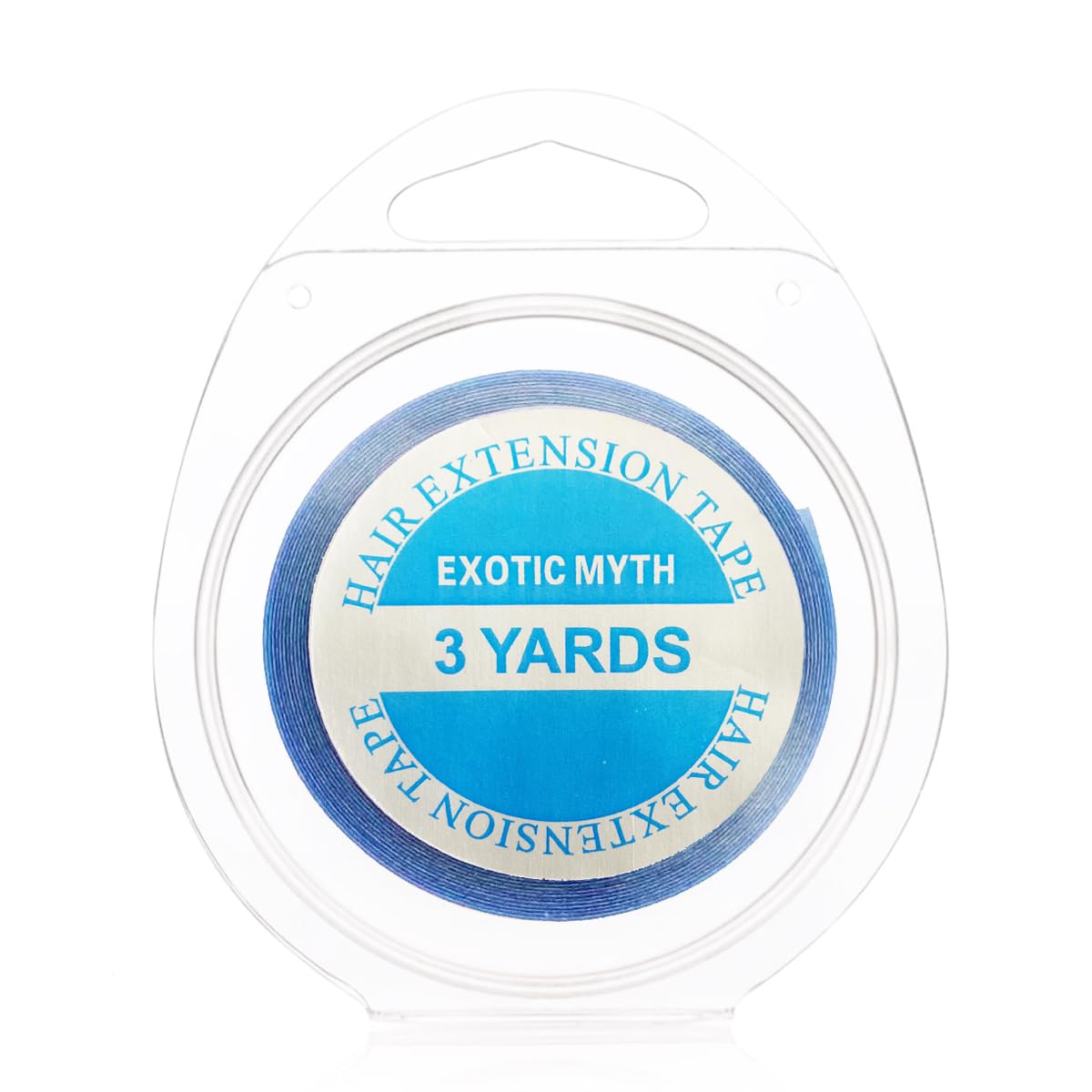 EXOTIC MYTH More than 3 months hold time Double Sided Hair Extension Tape hair tape (10mmx3yards, Blue)