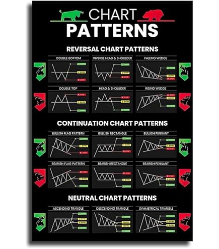 Amazon.com: NJYXART Stock Market Chart Patterns Cheat Sheet Canvas