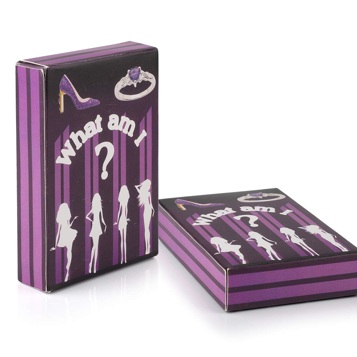 Hen Night Party Girls Night Out Games - WHAT AM I ? Hilarious Filthy Hen Party Night Out Innuendo Riddles Games Break the Ice Start the Night Adults Bride to Be Bridal Shower Wedding Hen Do Accessories, Hen Party Decorations(Credit-Card Siz
