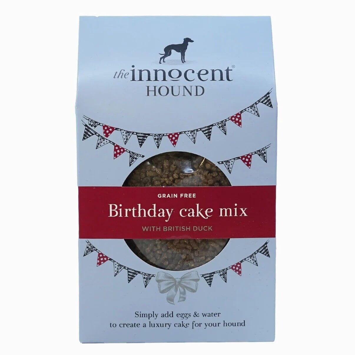 The Innocent Hound Birthday Cake Mix with British Duck 255g