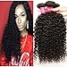 Klaiyi Hair 10 12 14inch Brazilian Virgin Curly Hair 3 pcs Grade 6A Raw Human Hair Weave Extensions Natural Color 95-100g/pc