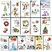 Merry Christmas Cards Holiday Cards Pop Up Cards (Set of 16 Assorted with White Envelopes)