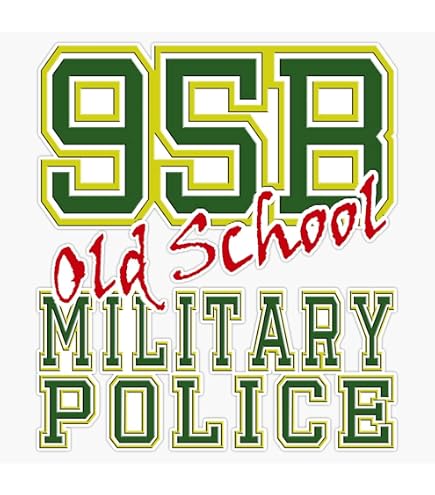 U.S. Marine Corps MOS 5811 Military Police Decal - 3.8 Inch, Red, Officially Licensed & Made In USA