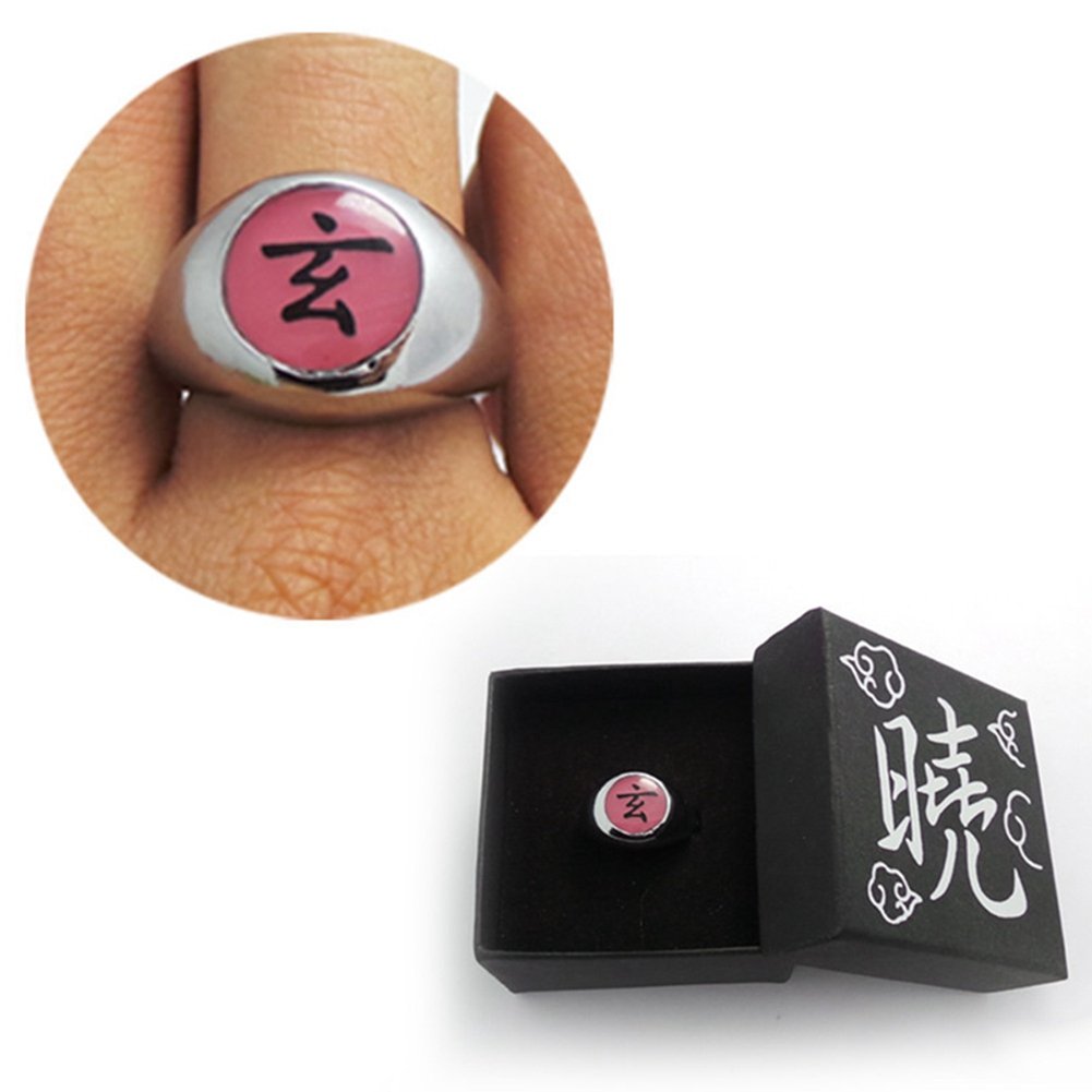 Loheag Clinor Naruto Akatsuki Ringe Aus Metall Fur Cosplay Und Sammlung ä¸‰ Hidan Spielzeug Ringe Suenaacampo Com