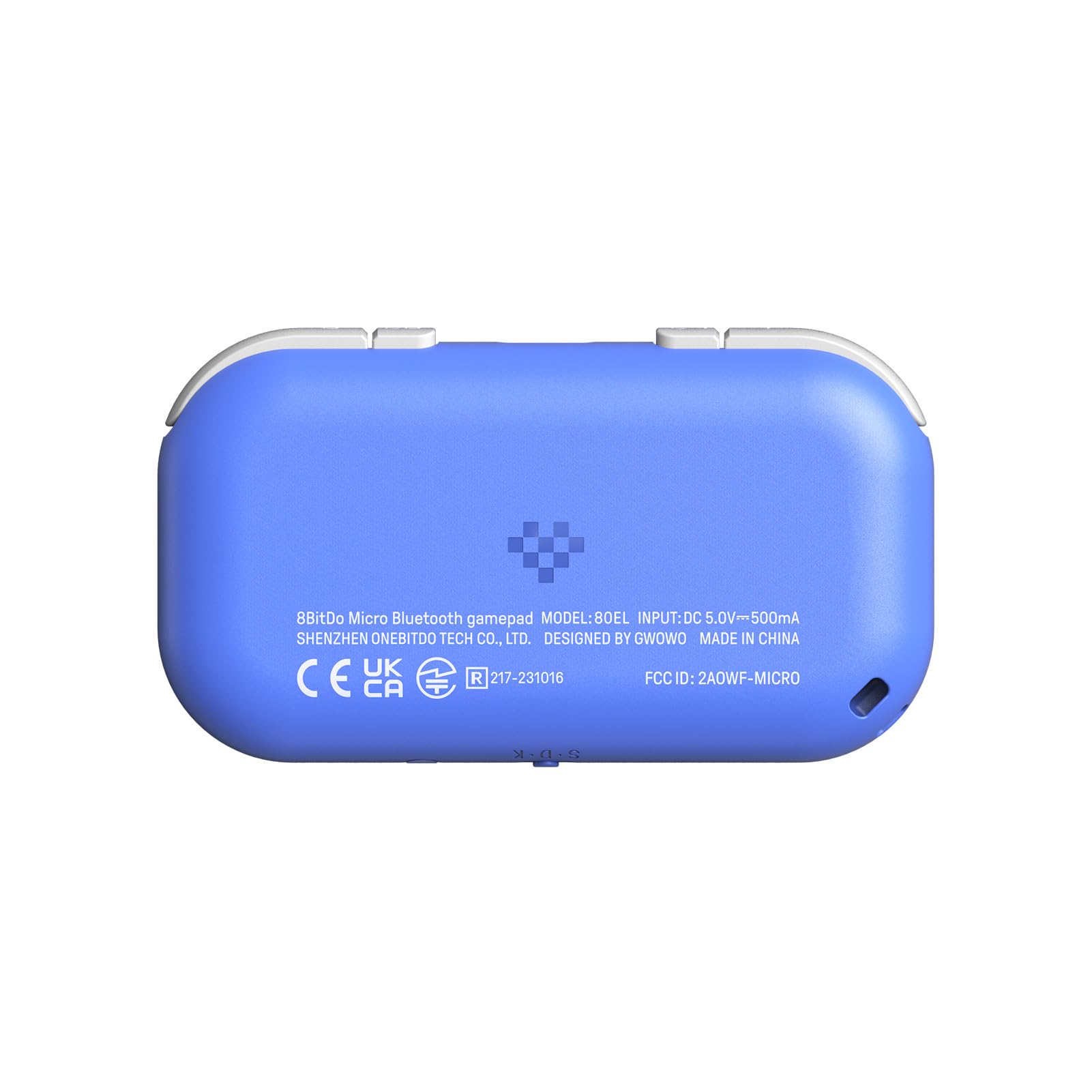 8Bitdo Micro Bluetooth Gamepad Pocket-sized Mini Controller for Switch, Android, and Raspberry Pi, Support Keyboard Mode (Blue) 5