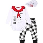 COSLAND Baby Boys' 3pc Cotton Costume, Infant Cotton Clothing Set, Newborn-12 Months