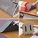 AISHN Rug Grippers, 16pcs Black Anti Curling Rug Gripper, Stops Rug Slipping, Anti Curling Non Slip Rug Gripper, Premium Anti Slip Carpet Gripper For Hard Floors Kitchen Bathroom