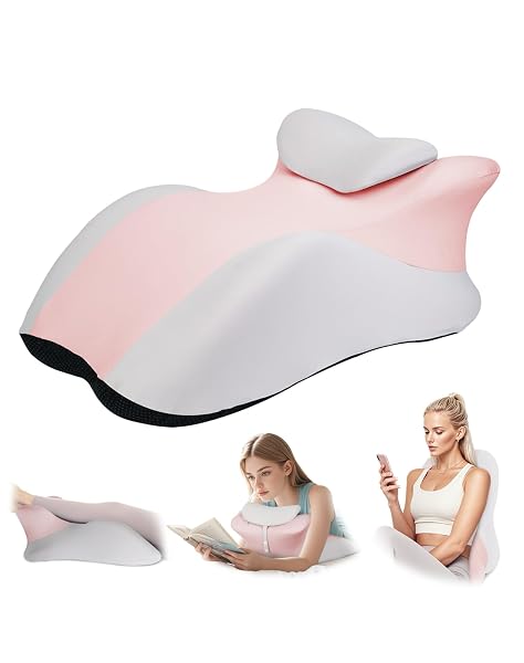 MEMORY FOAM ERGONOMIC WEDGE PRONE PILLOW, BED PILLOW...