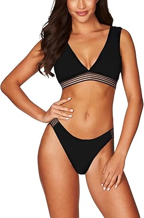 amazon women's 2 piece swimsuits