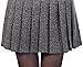 chouyatou Women's Casual Plaid High Waist A-Line Pleated Skirt