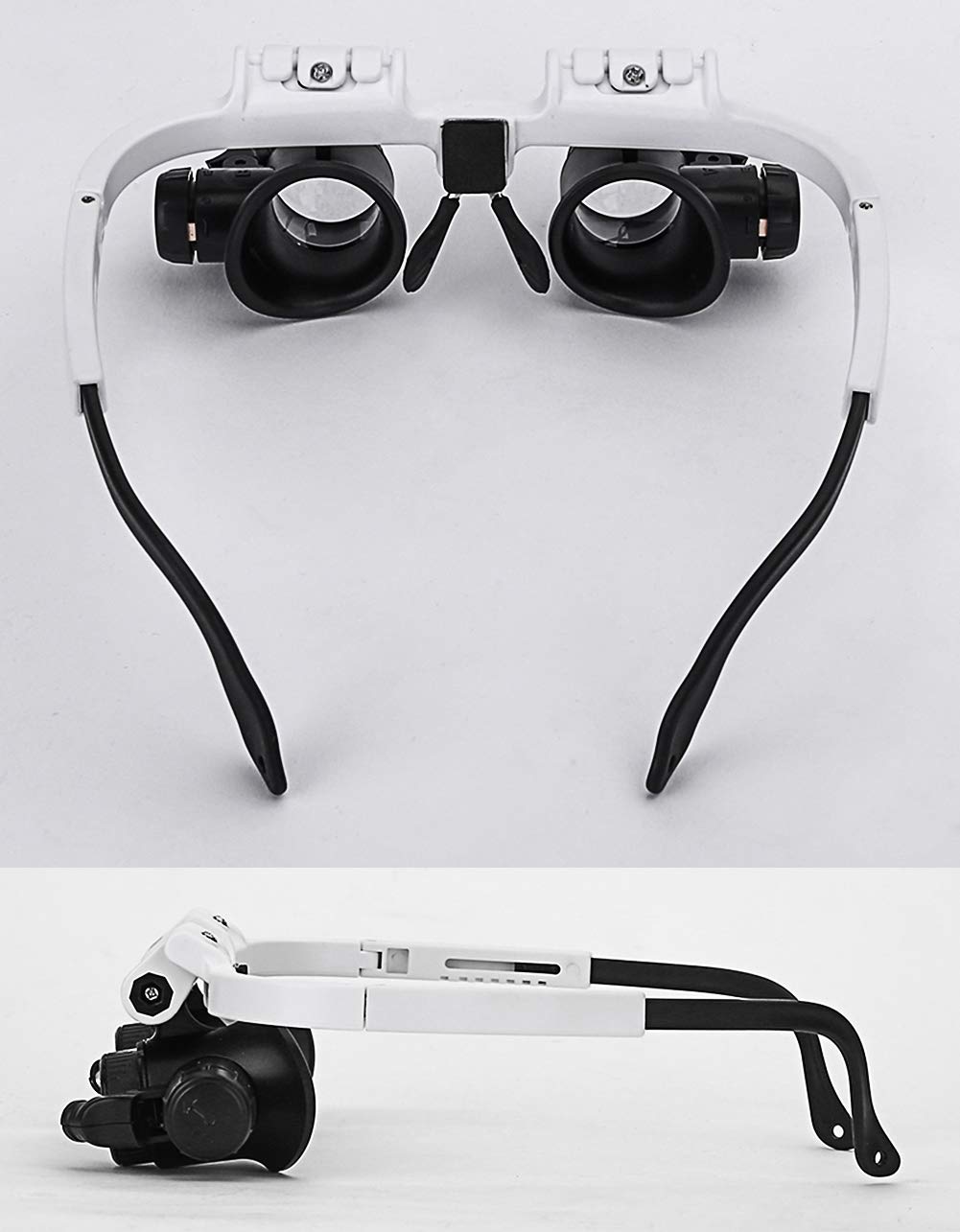 Occhiali Lente Dingrandimento Lampada Della Testa Frontale 8X 15X 23X con  Luce Per Lettura Modellismo,Gioielli,Riparazione Orologi,Ricamo,Piccoli  Lavori Di Miniatura Accessori da scrivania e archiviazione urban-earth.co.uk
