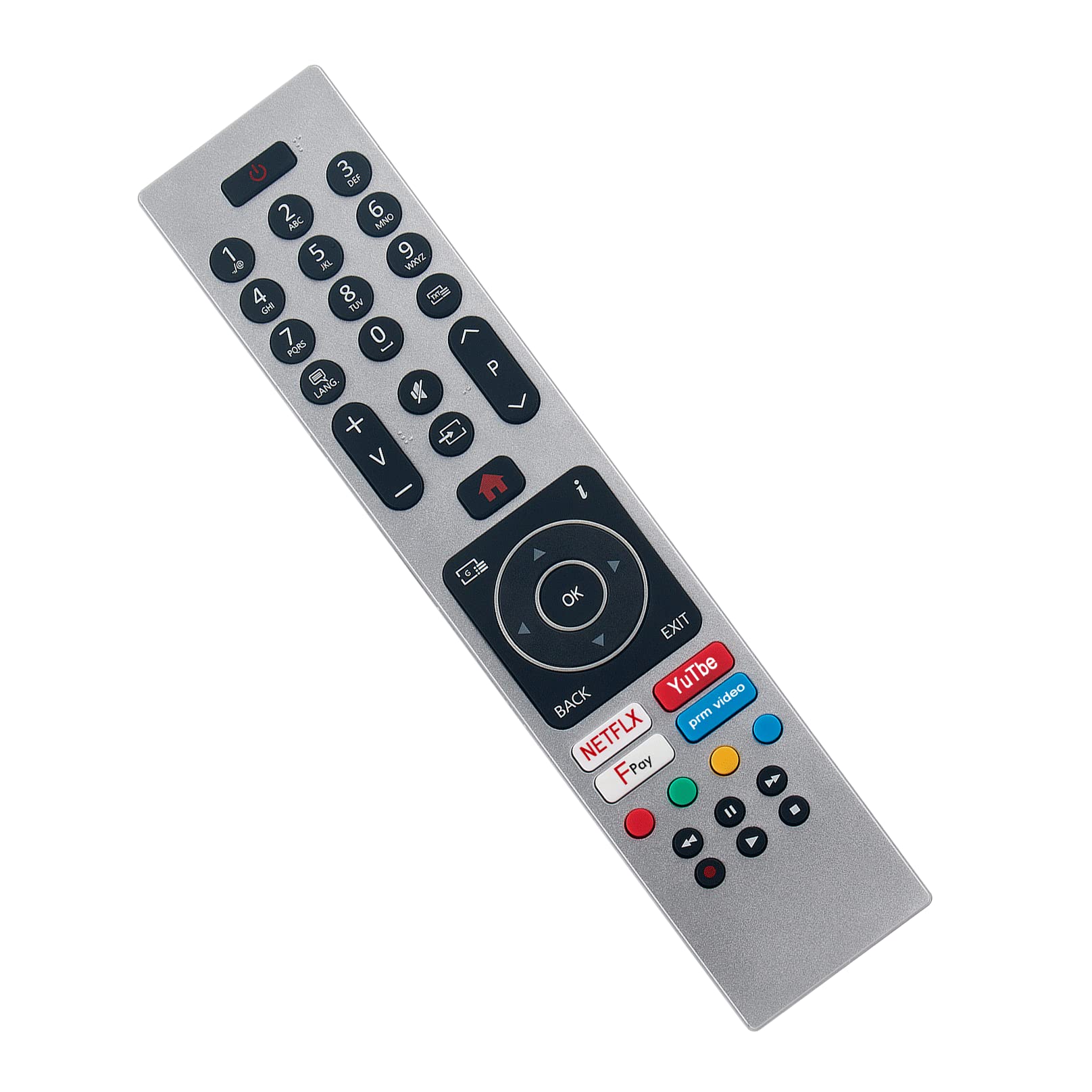 RC43139P Replacement Remote Control -VINABTY-Fit for Polaroid 4K HDR LED Smart TV Remote Control P32RD0667AB P49FP0118A P43UPA2029A P43UPA2019A P49UPA2029A P50FP0118A P55UPA2029A