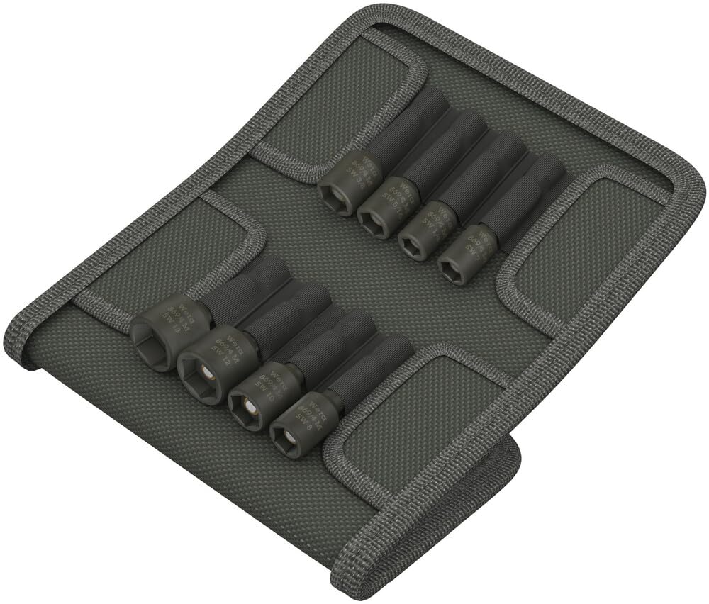 869/4M Nutsetter Set, 8 Piece MM/AF, Silver