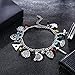 LUREME 10PCS Charms Lobster Clasp Bracelet for Fans (bl003476)