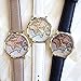 U-beauty Unisex Men Women Lady Girls World Map China Map Leather Watches Quartz Wristwatch (Black)