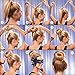 QY Extra Large Size Hair Mesh Chignon Donut To Make The Most Round Largest Doughnuts Hair Bun For Long Thick Hair, Light Beige Color