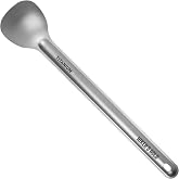 Hiker's Gold Ultralight Titanium Spoon for Hiking, Backpacking, Camping