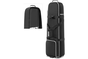 Findway Golf Travel Bag, Golf Travel Bag for Airlines with Wheels, 900D Heavy Duty Polyester Oxford Soft-Sided with Club Protection Liner, Universal Size
