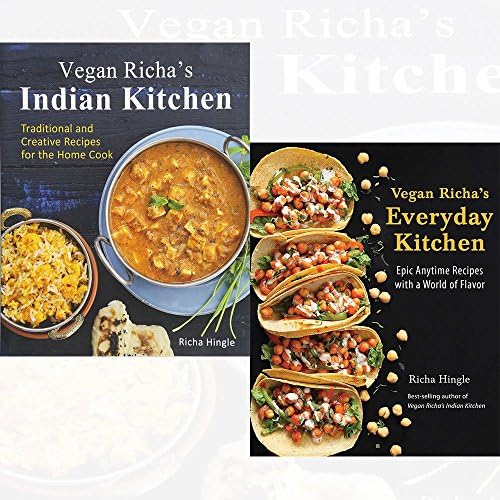 Vegan Richa's Everyday Kitchen and Indian Kichen 2 books collection set