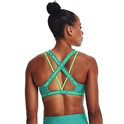 Under Armour Women's Crossback Low Bra, Neptune