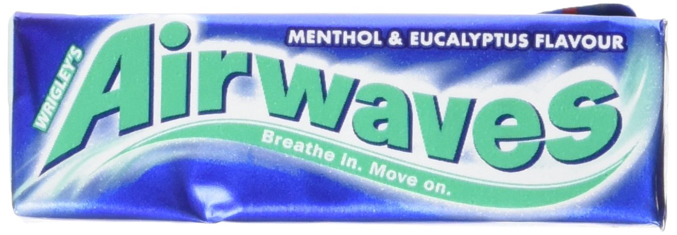 Airwaves Menthol and Eucalyptus Gum, 14g