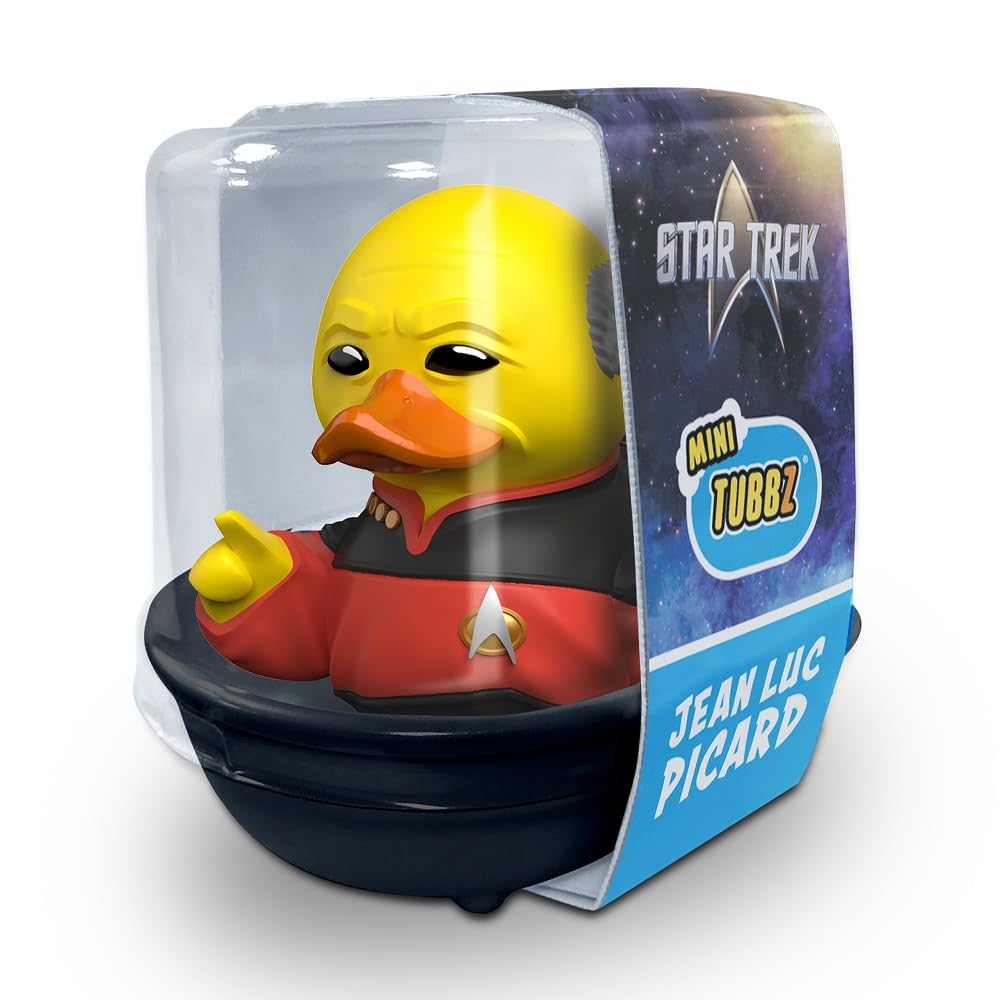 TUBBZ Kleine Jean-Luc Picard Sammelbare Vinyl-Gummientenfigur - Offizielles Star Trek Merchandise - Sci-Fi Fernseher, Filme & Videospiele 3