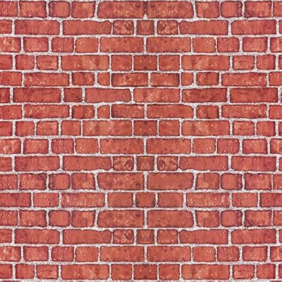 Coavas Brick-Wallpaper, Wallpaper Self-Adhesive with Good Home Decoration Faux Brick Printed Stick Paper Easy to Stick and Peel