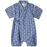 Unisex Baby Organic Cotton Kimono Comfy Loose Printed Pajamas Rompers Anchor 70