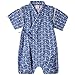 Unisex Baby Organic Cotton Kimono Comfy Loose Printed Pajamas Rompers Anchor 70