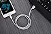 Safergo Lightning Cable for Travel,2-in-1 Rugged [Nylon Braided] iPhone&Micro USB Dual-side Charger for Cellphone, Silver 3.3ft 1Pack