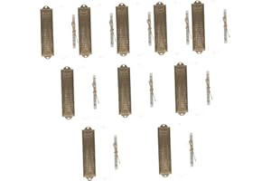 ABOOFAN 10 Sets Classic Modern with Mezuzah Plaque English/Hebrew Letter Men of Jewish Warming Tone Mezzuzah Vintage Shin Gift Bless Inch Pewter Mitzvah Blessing Hannukah Craft