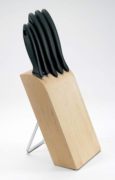 Fiskars 1023782.0 Stamm 5 Essential Messer - Besteck, Stahl, Mehrfarben, 38 x 8 x 13 cm